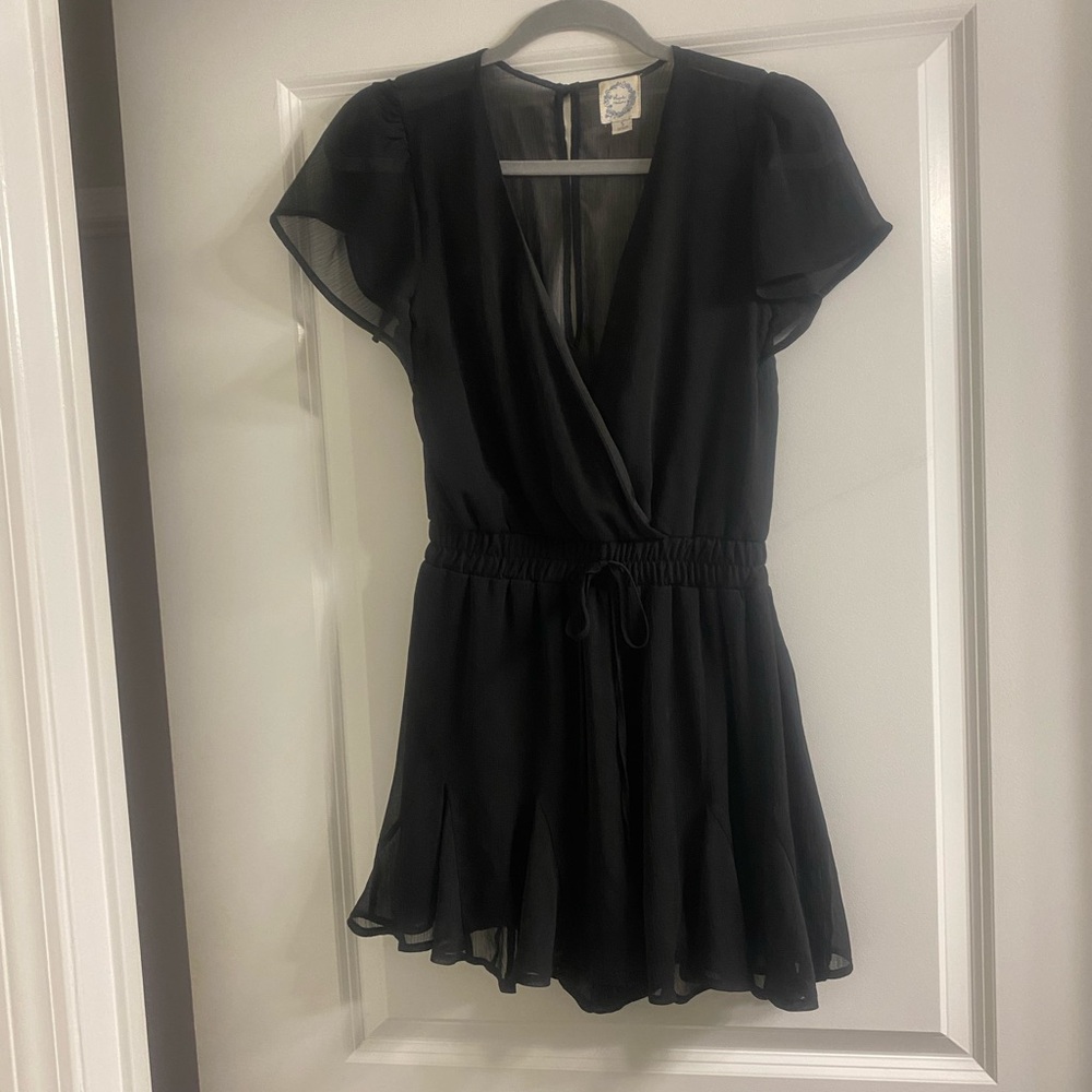 Francesca's Collections Black Mini Dress